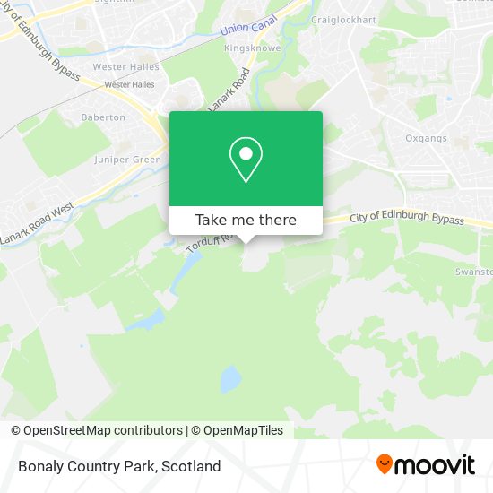 Bonaly Country Park map