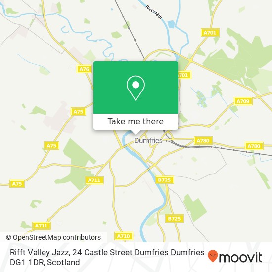 Rifft Valley Jazz, 24 Castle Street Dumfries Dumfries DG1 1DR map