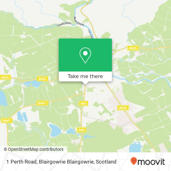 1 Perth Road, Blairgowrie Blairgowrie map