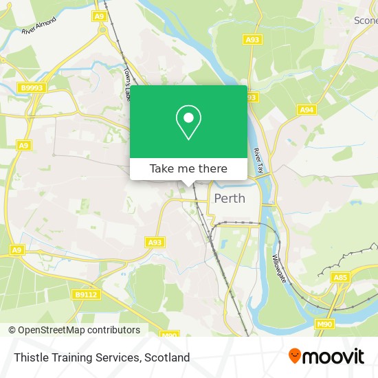 Thistle Training Services map