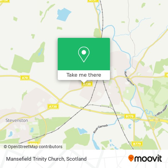 Mansefield Trinity Church map