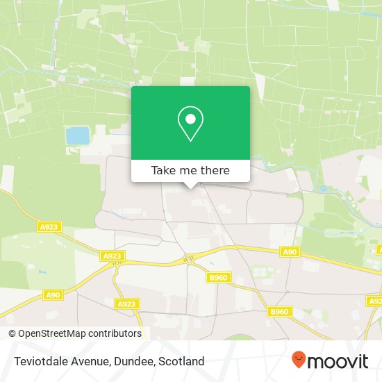 Teviotdale Avenue, Dundee map