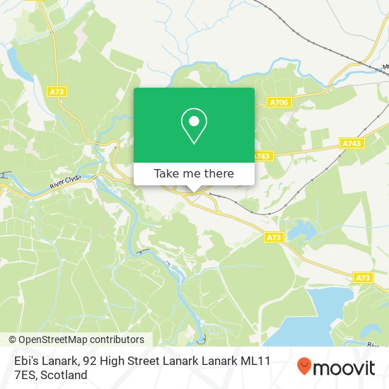 Ebi's Lanark, 92 High Street Lanark Lanark ML11 7ES map
