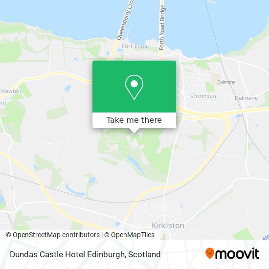 Dundas Castle Hotel Edinburgh map