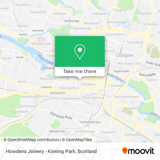Howdens Joinery - Kinning Park map