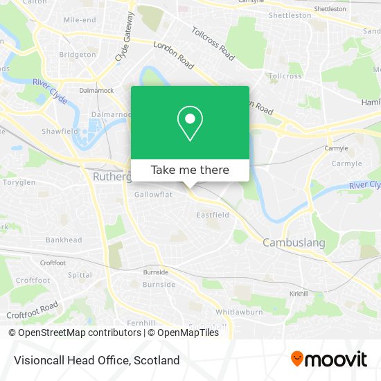 Visioncall Head Office map