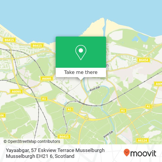 Yayaabgar, 57 Eskview Terrace Musselburgh Musselburgh EH21 6 map