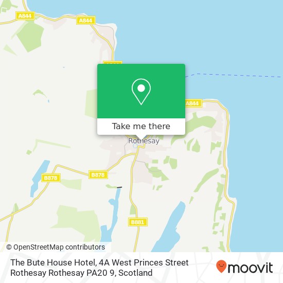 The Bute House Hotel, 4A West Princes Street Rothesay Rothesay PA20 9 map