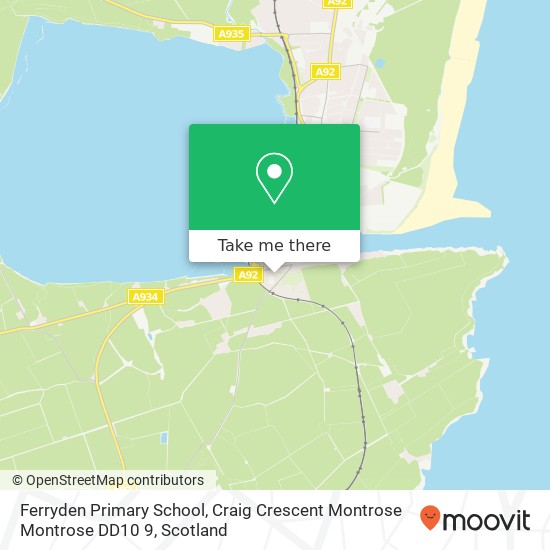 Ferryden Primary School, Craig Crescent Montrose Montrose DD10 9 map