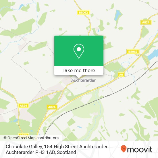 Chocolate Galley, 154 High Street Auchterarder Auchterarder PH3 1AD map