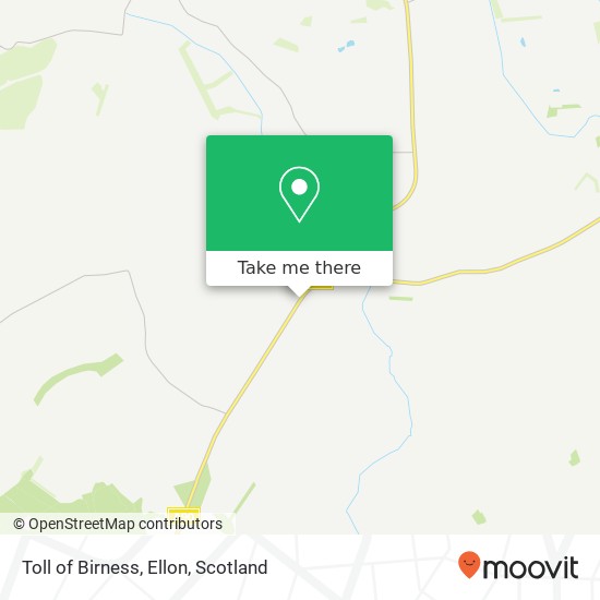 Toll of Birness, Ellon map