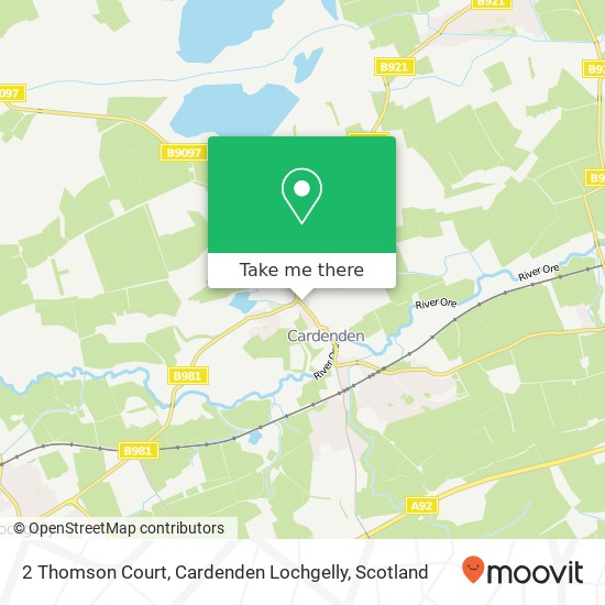 2 Thomson Court, Cardenden Lochgelly map