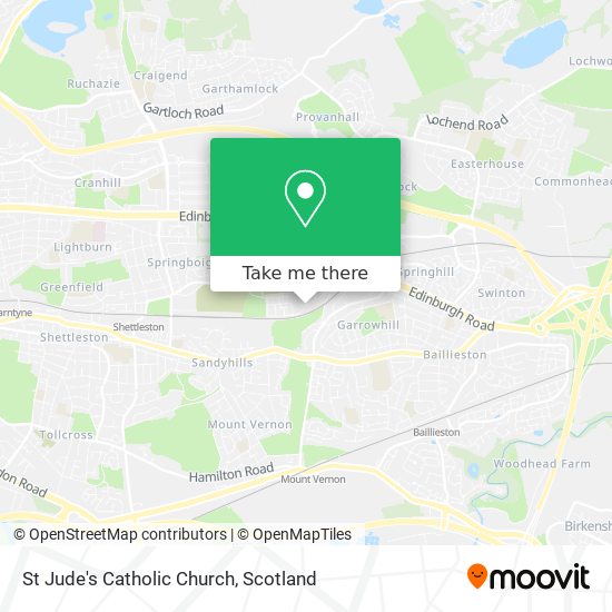 St Jude's Catholic Church map