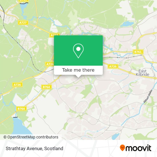 Strathtay Avenue map