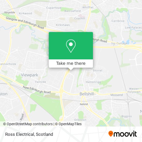 Ross Electrical map