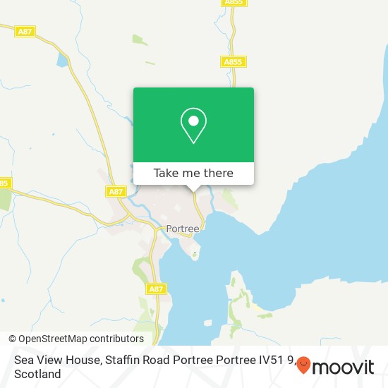 Sea View House, Staffin Road Portree Portree IV51 9 map