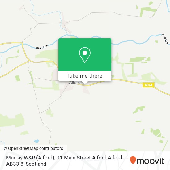 Murray W&R (Alford), 91 Main Street Alford Alford AB33 8 map