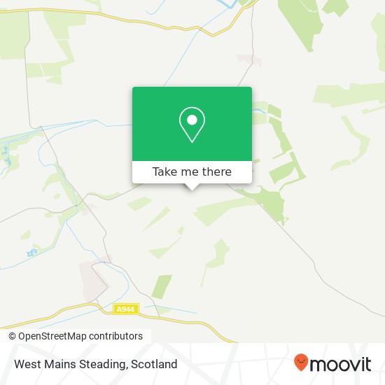 West Mains Steading map