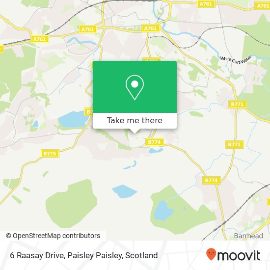 6 Raasay Drive, Paisley Paisley map