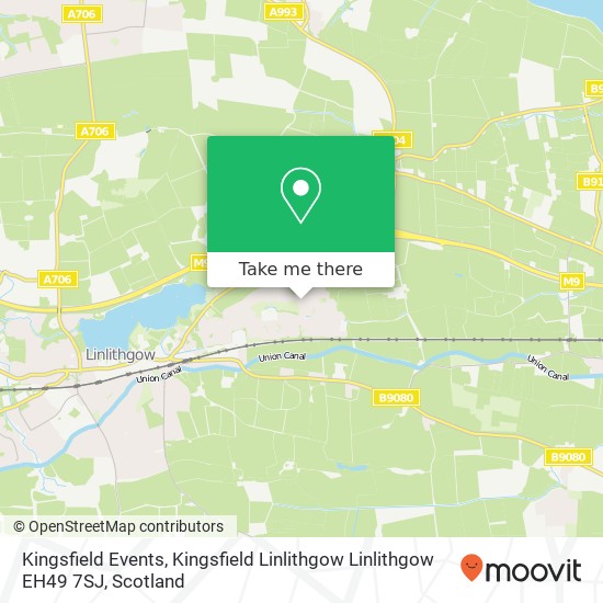 Kingsfield Events, Kingsfield Linlithgow Linlithgow EH49 7SJ map