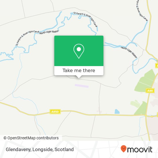 Glendaveny, Longside map