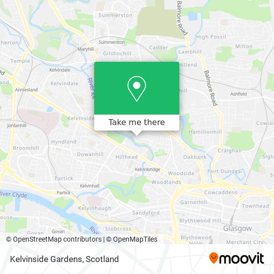 Kelvinside Gardens map