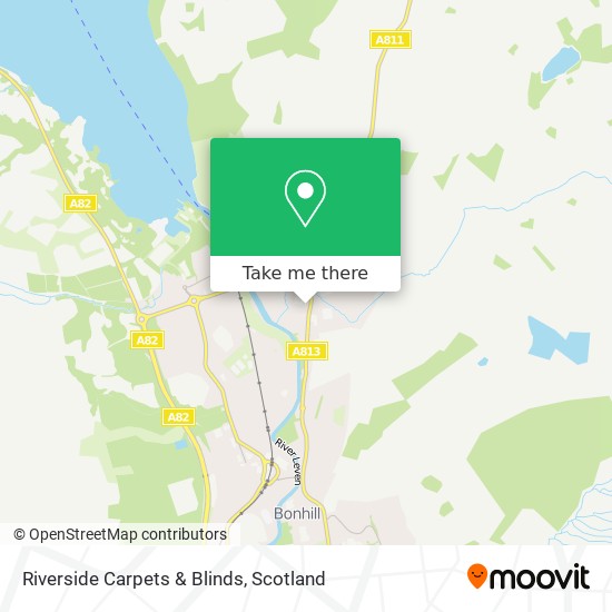 Riverside Carpets & Blinds map