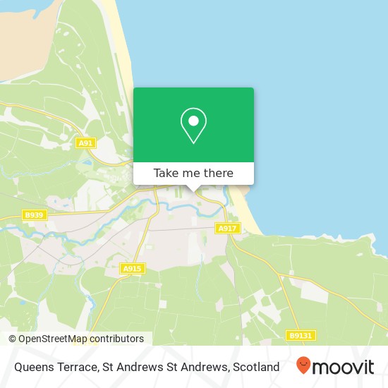 Queens Terrace, St Andrews St Andrews map