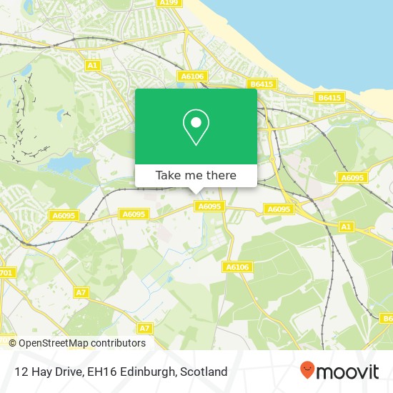 12 Hay Drive, EH16 Edinburgh map