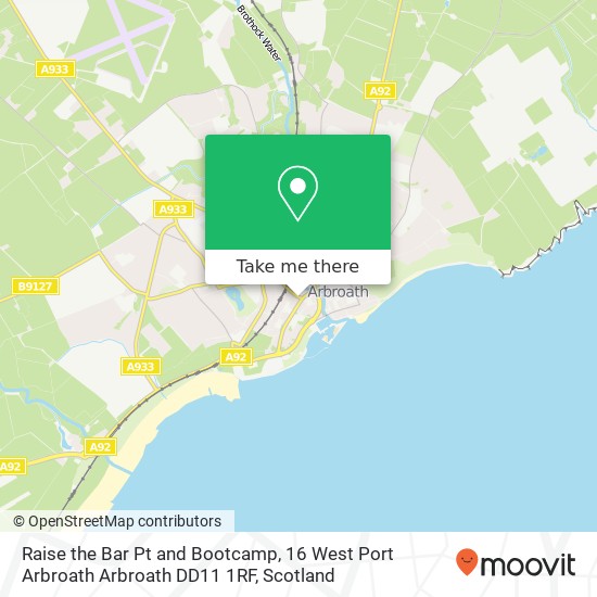Raise the Bar Pt and Bootcamp, 16 West Port Arbroath Arbroath DD11 1RF map