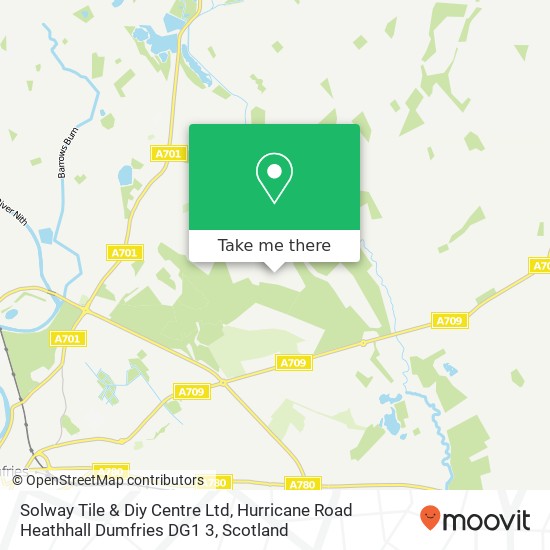 Solway Tile & Diy Centre Ltd, Hurricane Road Heathhall Dumfries DG1 3 map