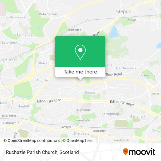 Ruchazie Parish Church map