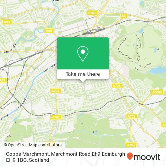 Cobbs Marchmont, Marchmont Road Eh9 Edinburgh EH9 1BG map