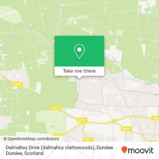 Dalmahoy Drive (dalmahoy clattowoods), Dundee Dundee map