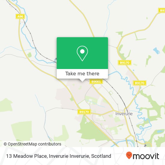 13 Meadow Place, Inverurie Inverurie map