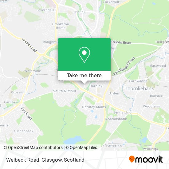 Welbeck Road, Glasgow map