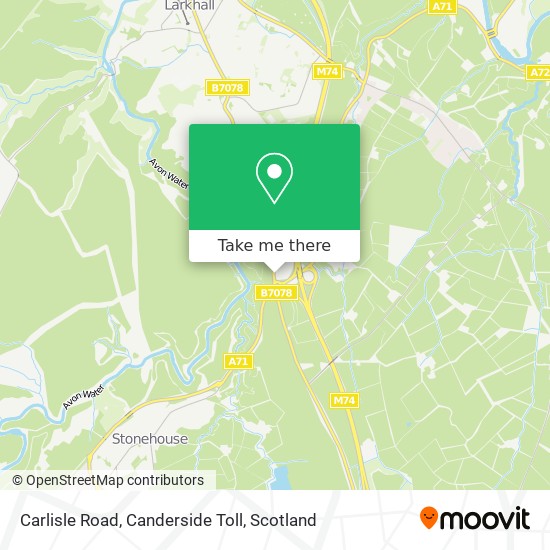 Carlisle Road, Canderside Toll map