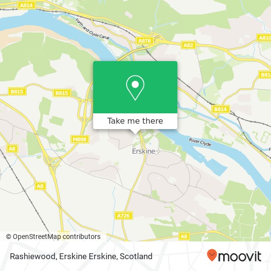 Rashiewood, Erskine Erskine map
