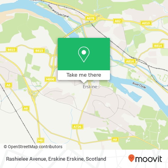 Rashielee Avenue, Erskine Erskine map