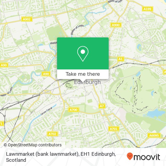 Lawnmarket (bank lawnmarket), EH1 Edinburgh map
