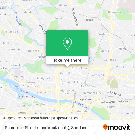 Shamrock Street (shamrock scott) map