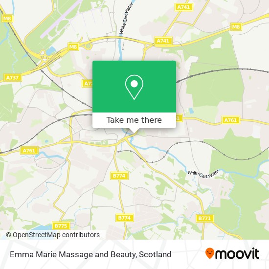 Emma Marie Massage and Beauty map