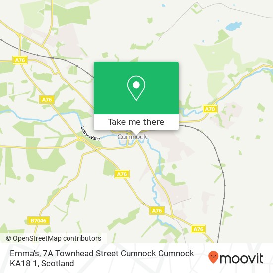 Emma's, 7A Townhead Street Cumnock Cumnock KA18 1 map