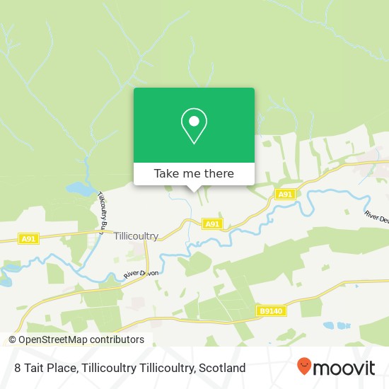 8 Tait Place, Tillicoultry Tillicoultry map