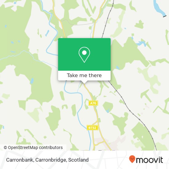 Carronbank, Carronbridge map