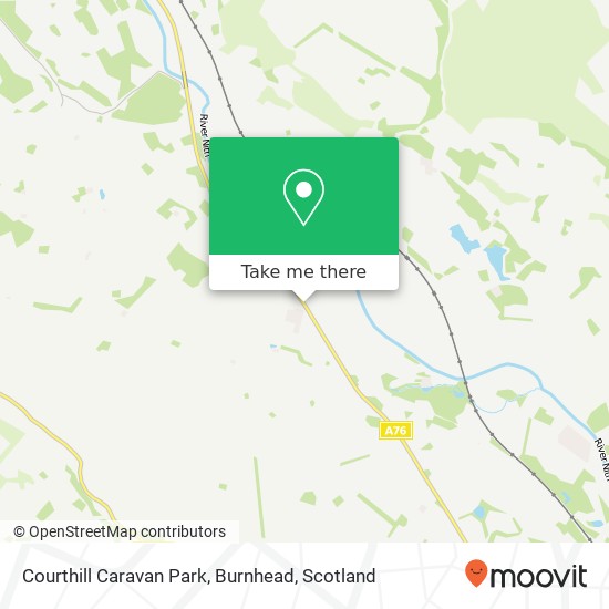 Courthill Caravan Park, Burnhead map