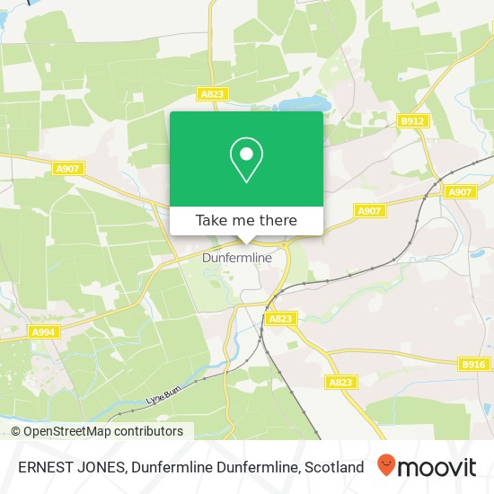 ERNEST JONES, Dunfermline Dunfermline map