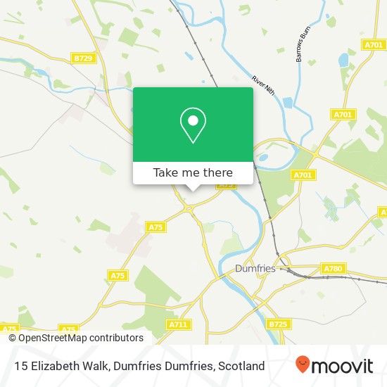 15 Elizabeth Walk, Dumfries Dumfries map