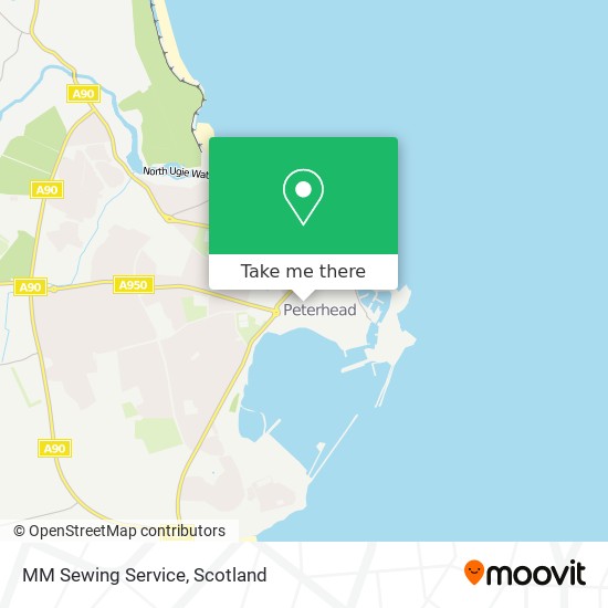 MM Sewing Service map