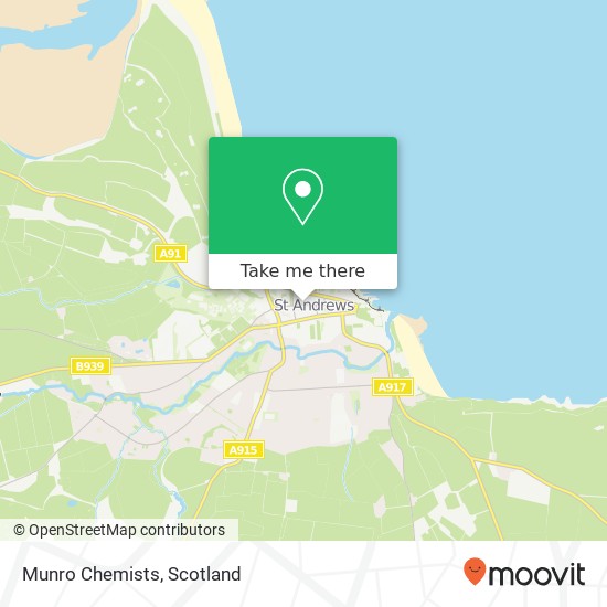 Munro Chemists map